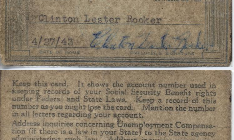 Historic Social Security card representing 2027 COLA benefit increase