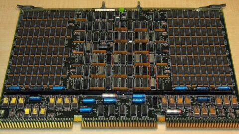 Memory chips on a circuit board