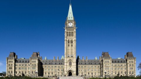 Parliament Hill in Ottawa, Canada
