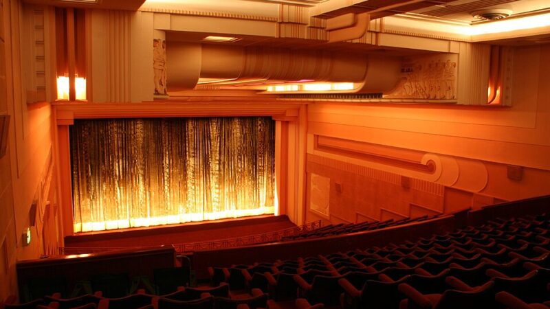 Interior of the Piccadilly Cinema in Perth