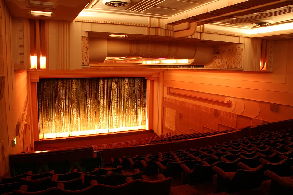 Interior of the Piccadilly Cinema in Perth